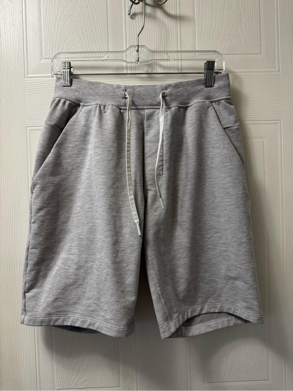 lululemon athletica Light Gray Athletic Drawstring Shorts